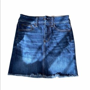 American Eagle denim mini skirt